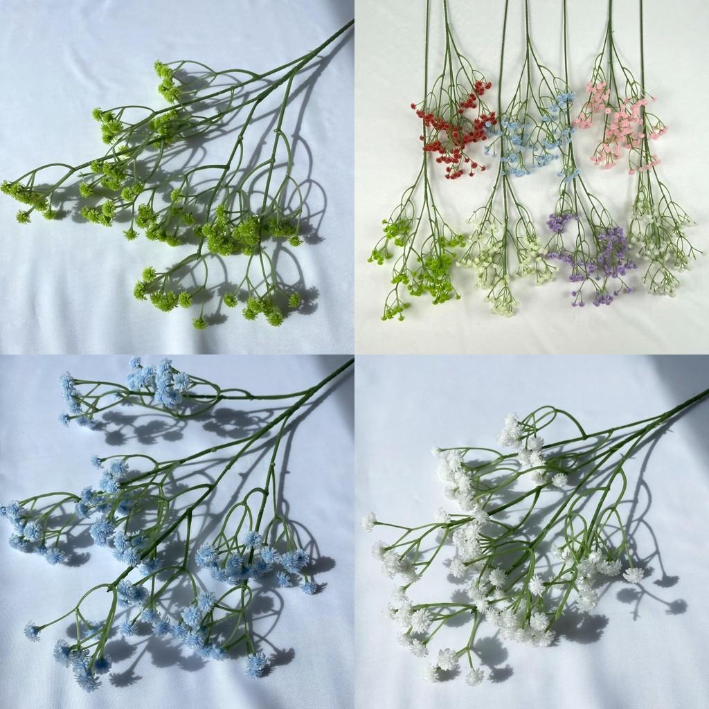 Artificial Babys Breath Bouquet Plastic Flower For Home Decor Photography Prop