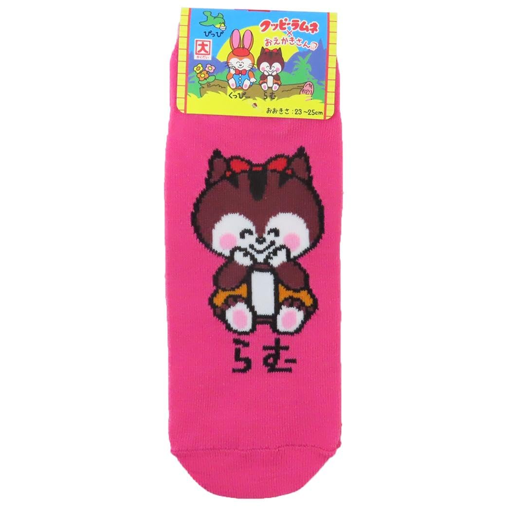

Cuppy Ramune x Oekakisan Ankle Full Body [Women s Socks] Women s Socks/Ram-san
