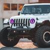 Beast Eye Car Light Sticker for Jeep Wrangler Off Road Vehicle 3D Beast Eyes Headlight Decoration Sticker Styling Modification