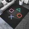 Gaming Esports Geometrisches Controller-Muster Teppichmatte für Jungenzimmer Gaming Großer Teppich für Wohnzimmer Heimdekoration Teppich