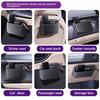 Self-adhesive Side Pocket Organizer PU Leather Car Seat Organizer Car Storage Bag  Car Accessories
