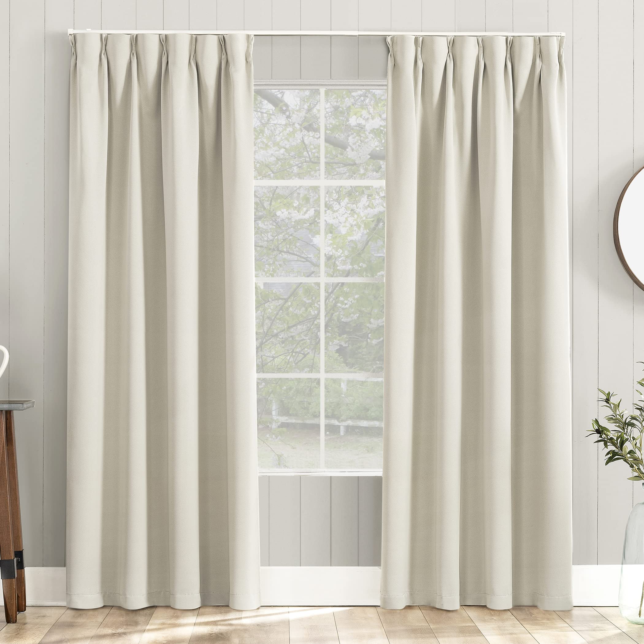 

Sun Zero Soho Blackout Термо 100 x 200 2 для гостиной и спальни Импорт из Шторы, Слоновая кость, Звуконепроницаемый, Холодостойкий, Изоляция, Однотонный, слоновая кость