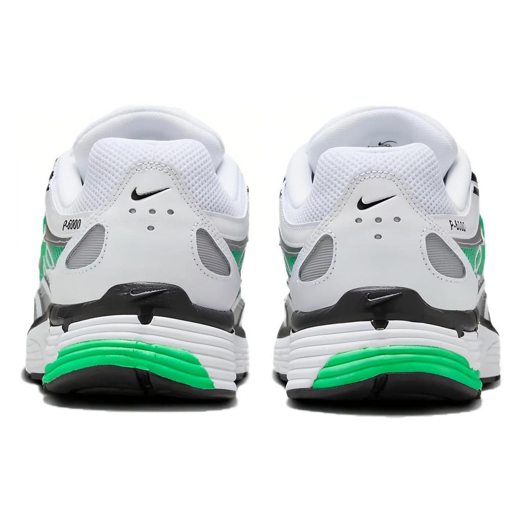 Nike P-6000 Beyaz Bahar Yeşili Unisex Spor Ayakkabı Metalik-Gümüş Siyah CD6404-104