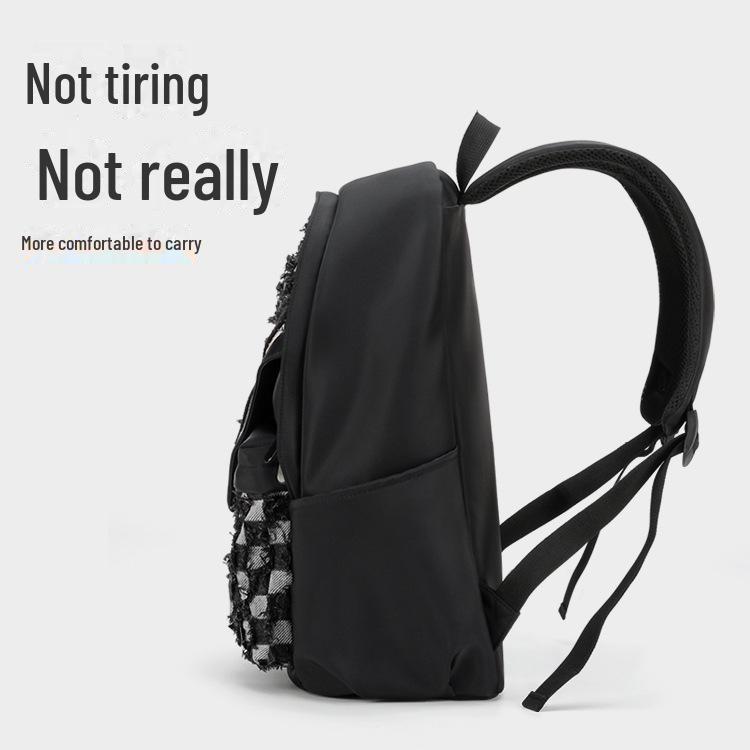 Stylish and Spacious Backpack: Perfect for Travel, School, and Short Trips for Middle School Students - Lightweight and Trendy Design.