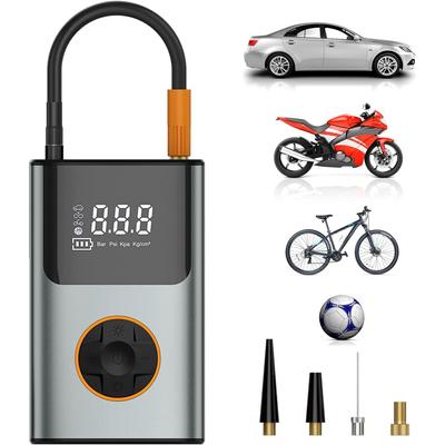 Electric Portable Air Pump with Battery - Bicycle Pump Tire Pump I50PSI 4000 MAh Compressor for Motorcycle Bicycle Car Balls