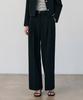 AAU Double Pintuck Wide Slacks_Black