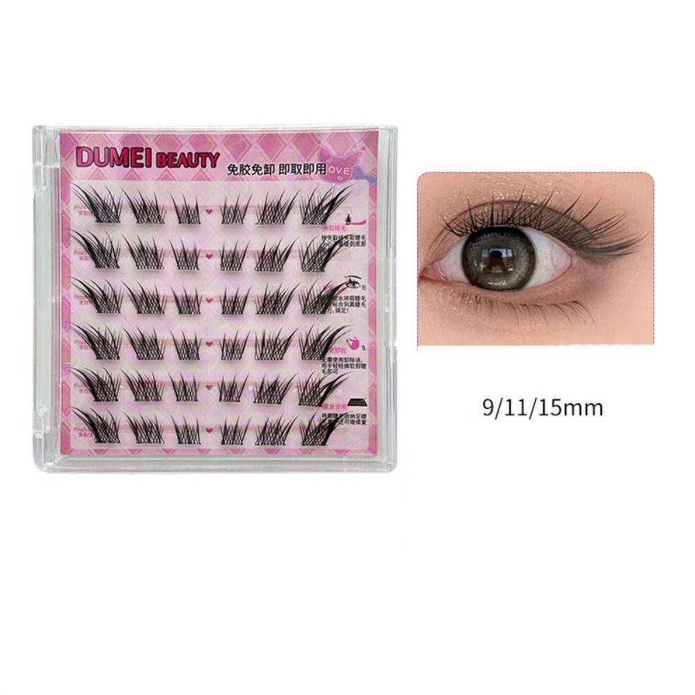 Sweet Adhesive False Eyelashes Makeup False Eyelash Clusters  Grafting Lashes