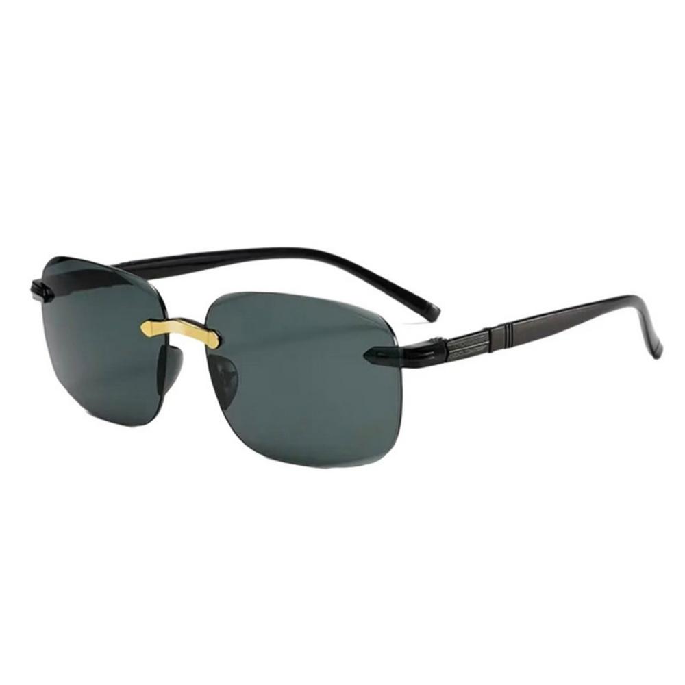 Fashion Square Frameless Sunglasses Outdoor Driving Cycling Goggles Eyewear Uv400 Protective Eyewear Rimless Sunglasses