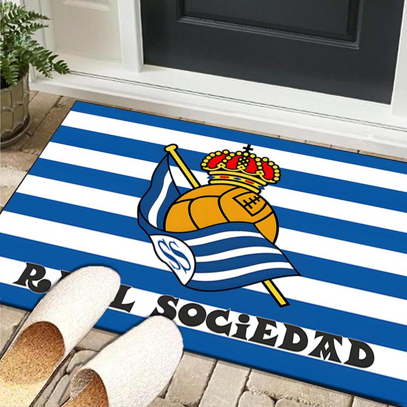 1PC rug Crown And Soccer Ball Sociedad Carpet, Chair Rug,Area Rug for Office Bedroom living rooms bedroom, Doormat decor Christmas fan gifts