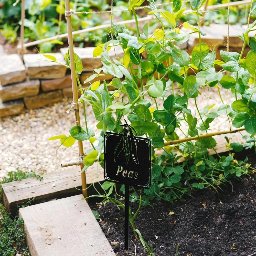 Waterproof Metal Seed Labels: Durable Garden Tags for Seedlings & Pots. Outdoor Decor.Durable for Pots & Vegetables.