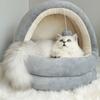 Haustierzelt Höhle Bett Kleine Hunde Hütte Plüsch Kätzchen Nest Winter Warmes Schlafhaus Innen Außen Zuhause Haustierbedarf