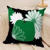 Luxury M-Mardi M-Mercred Cushion Cover Silky Short Plush Sofa Pillow Cover Hidden Zipper Soft Dustproof Case for Home Decor