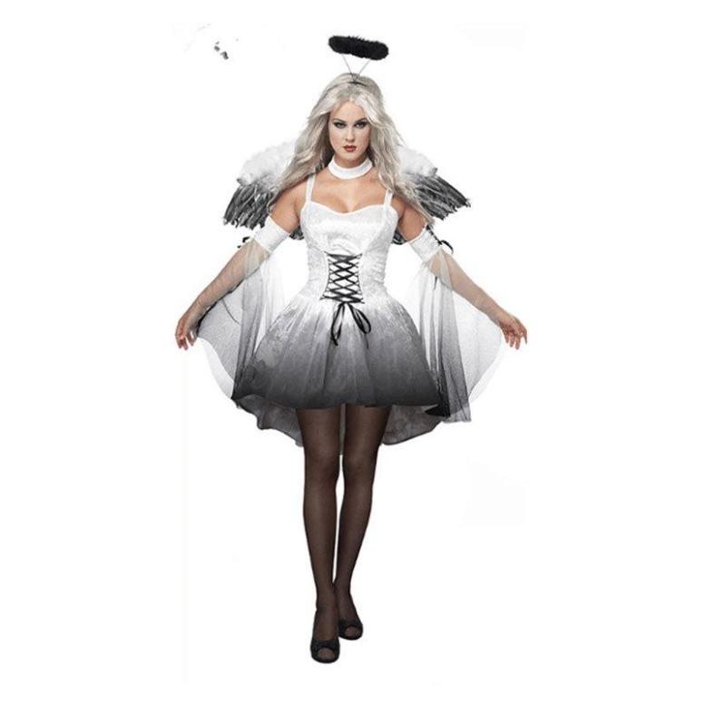 Halloween night angel costume, sexy movie sex uniform suit cosplay costume demon costume