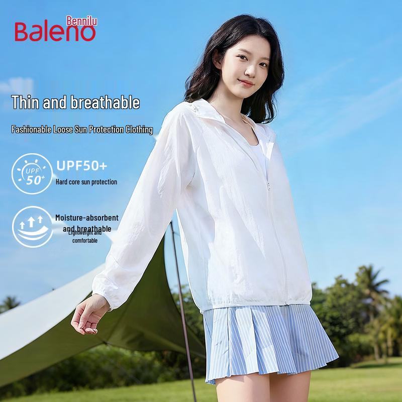 

Baleno Women s UPF50+ Sun Protection Hooded Jacket L