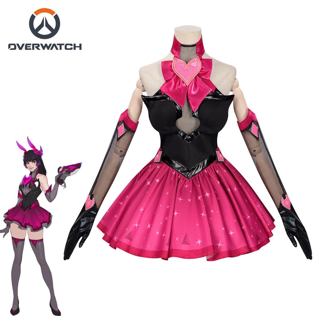 Overwatch Dva Hana Song Cosplay Costume With Linen Fabric For Anime Fans