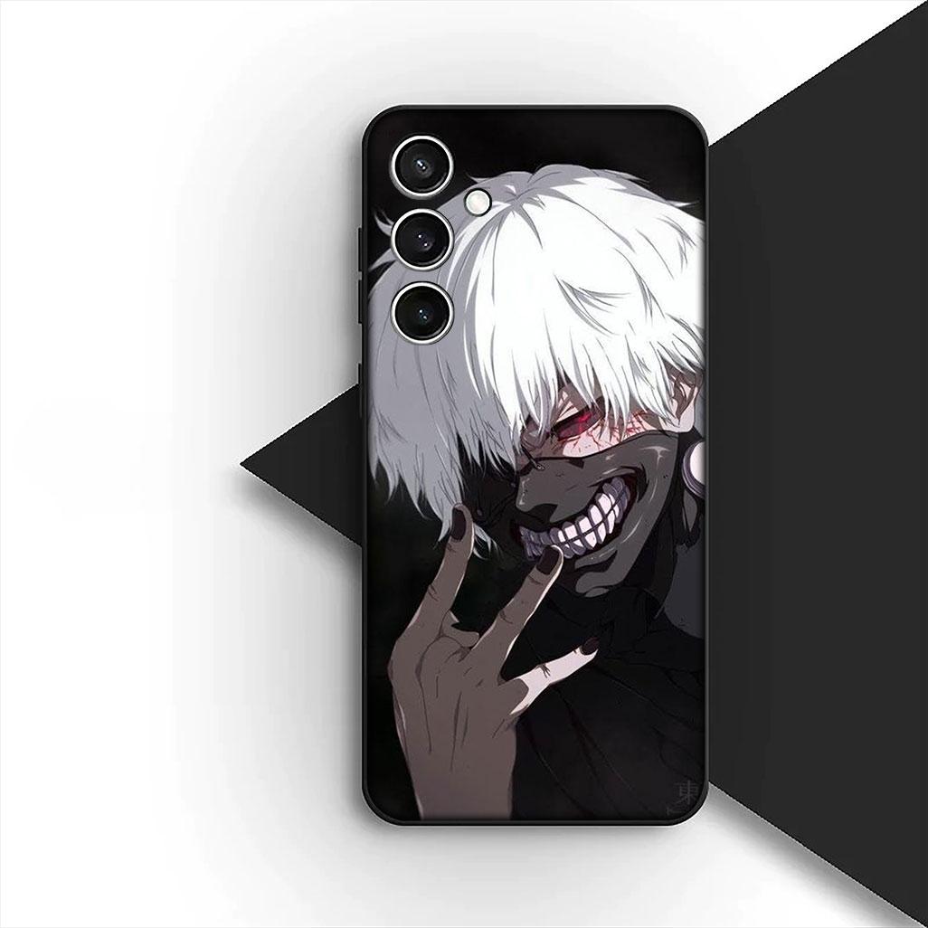 

Cover for Apple iPhone 17 16 14 15 Plus Pro Max 16E ProMax + 15Plus 15+ 16+ Casing Phone Case Tokyo Ghoul Comics Ken Kaneki iPhone 14 Plus