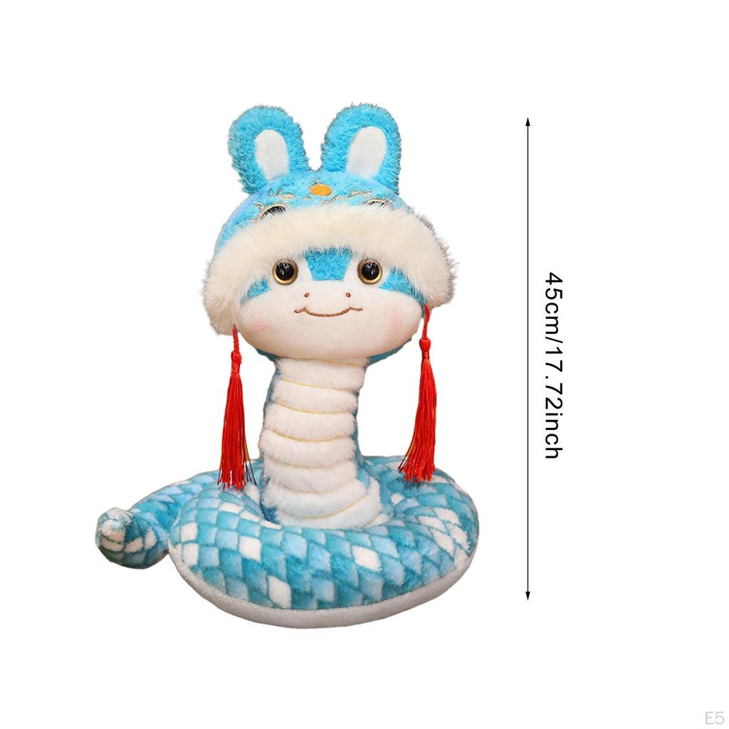 Chinese Snake Plush Toy Animal Figure for Souvenir And Celebrations