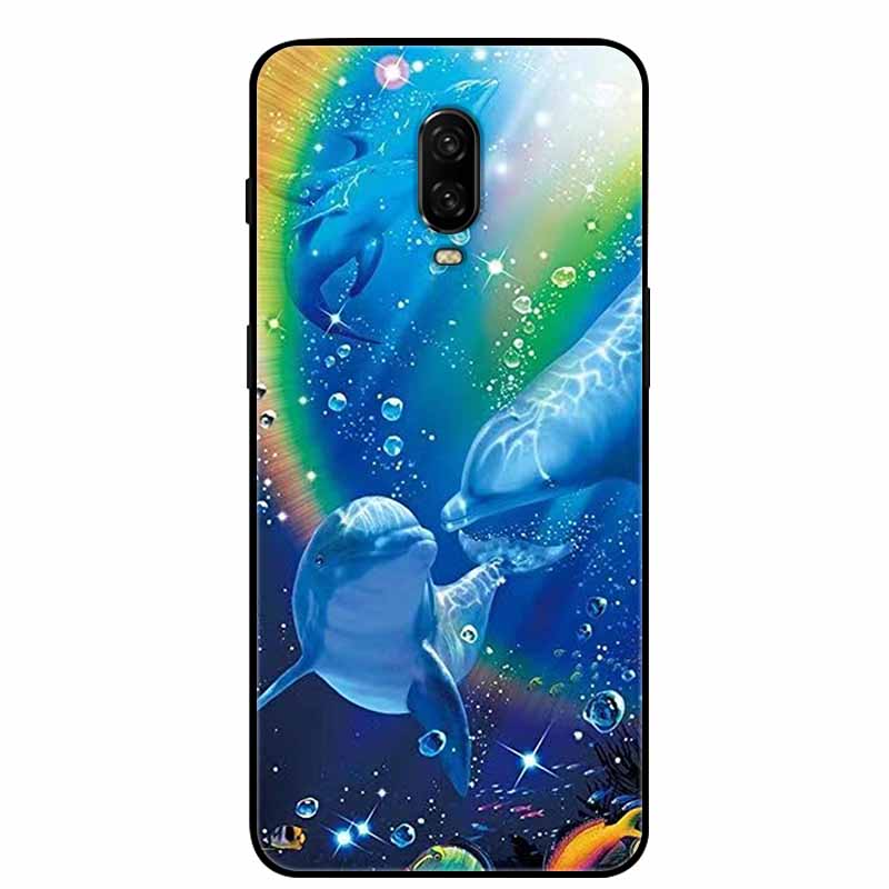 For Oneplus 6T Case Silicone Lovely TPU Soft Phone Cover for One Plus 6 6T Protective Back Shells oneplus6T Cute Cats Funda Capa