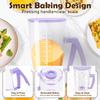 900/1000 ML Pancake Batter Dispenser Handheld Waffles Batter Separator Multi-purpose Baking Funnel for Pancake Crepes Cupcake