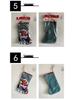 Port of Love Burlap Christmas Stocking & Gift Bag Ornament