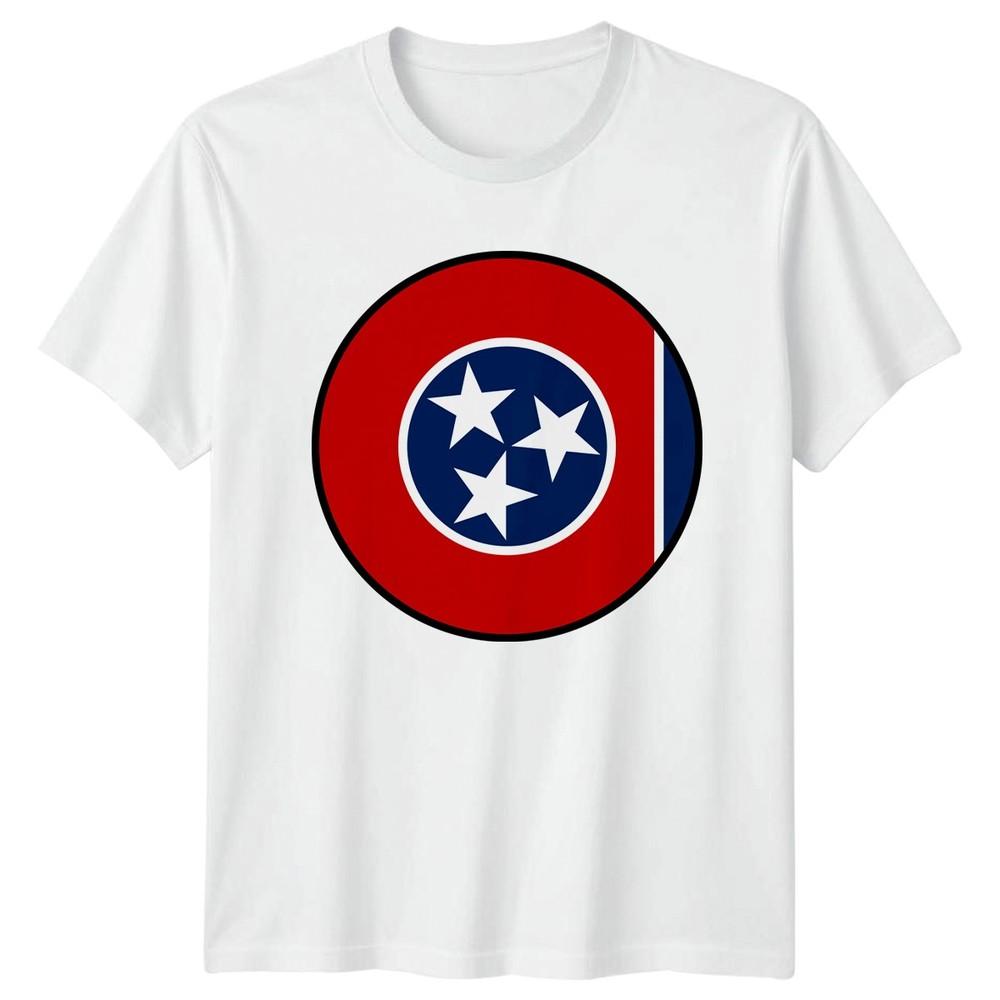 Tennessee State Flag Waving TShirt Tennessee Patriotism Gift For Him And Her S