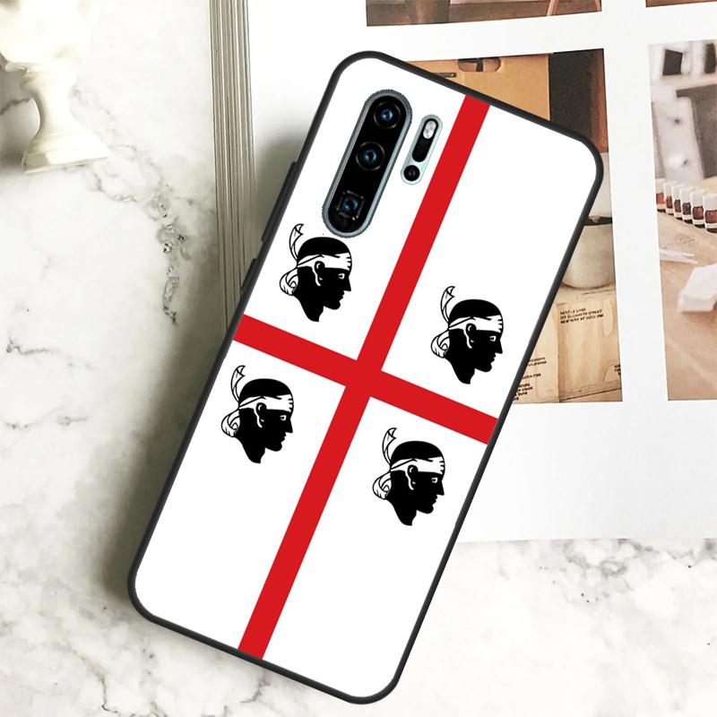 

Flag of Sardinia For Huawei Nova 12i 12s 11i 8i Y73 Y72 Y61 Y91 Y90 Y70 Y60 9 10 SE P30 P40 Lite P60 Pro Case Huawei Nova 10