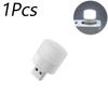 10/1Pcs Mini USB Night Light Warm White Eye Protection Book Reading Light USB Plug Computer Mobile Power Charging LED Night Lamp