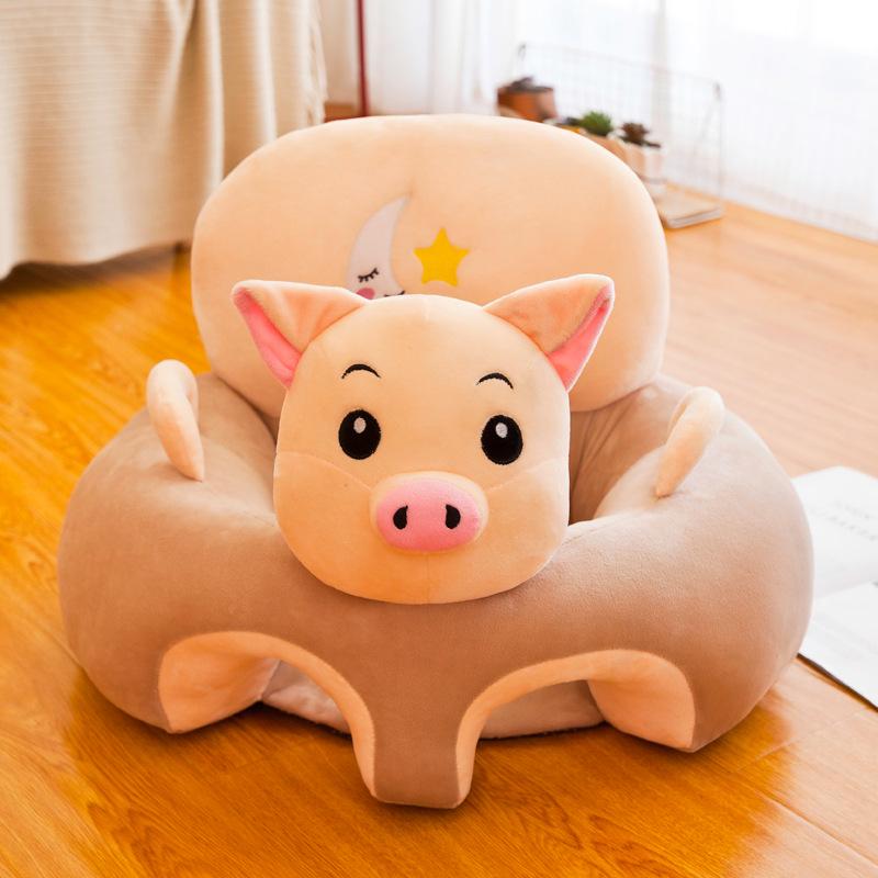 Infant & Toddler Sit Support Chair - Enlarged Backrest, Anti-Fall Cartoon Design
