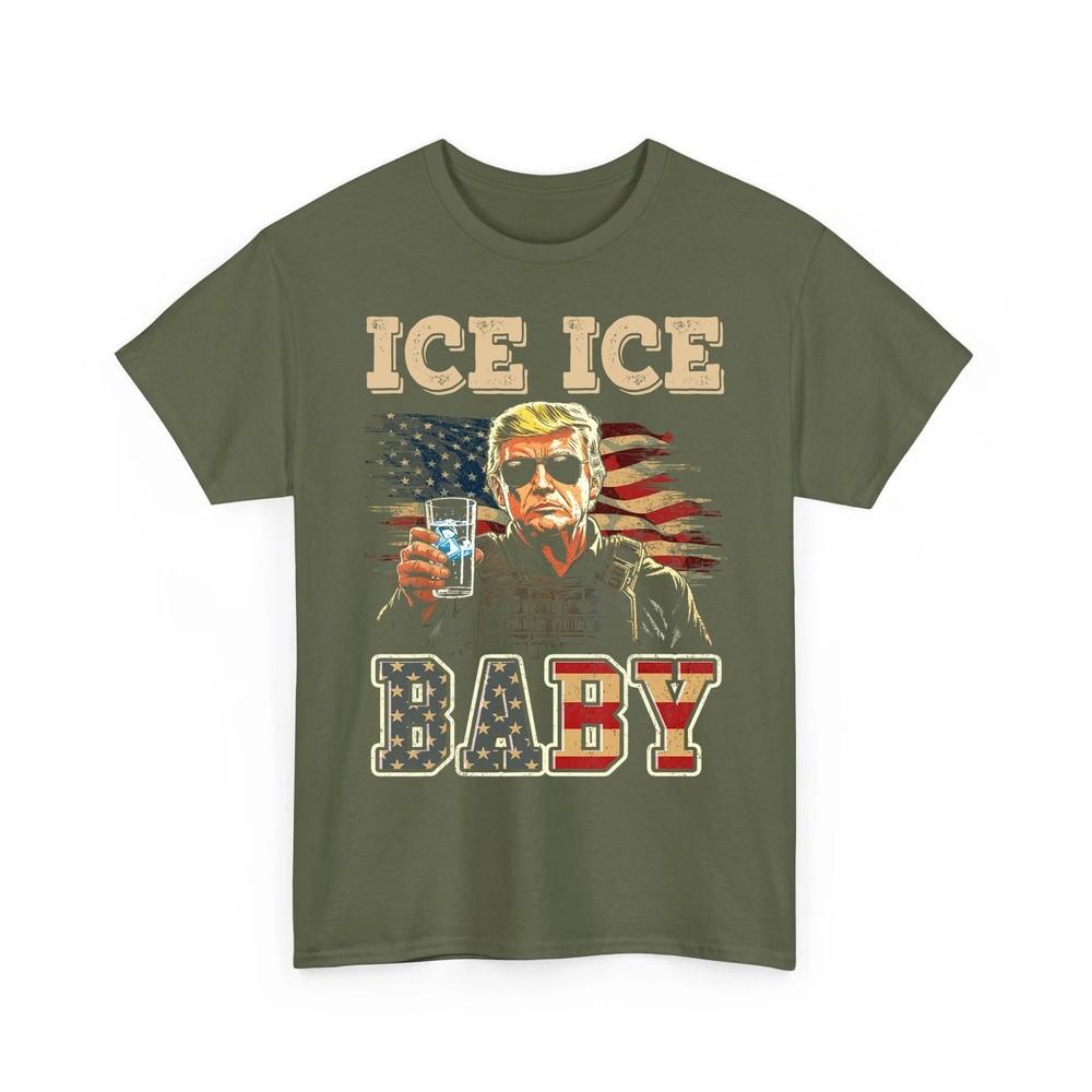 Vintage Ice Ice Baby Funny Trump Unisex TShirt Unisex T-Shirt L