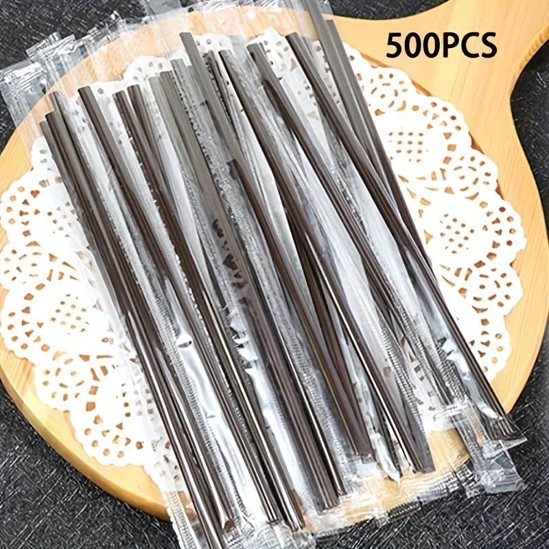 

500 шт. в индивидуальной упаковке 6,7 дюйма Палочки для размешивания кофе | Одноразовые пластиковые соломинки с 3 отверстиями для напитков и смешивания 500pcs