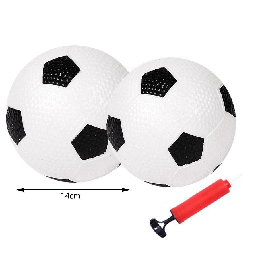 

Детский набор для баскетбола и футбола 14 см с насосом для мячей