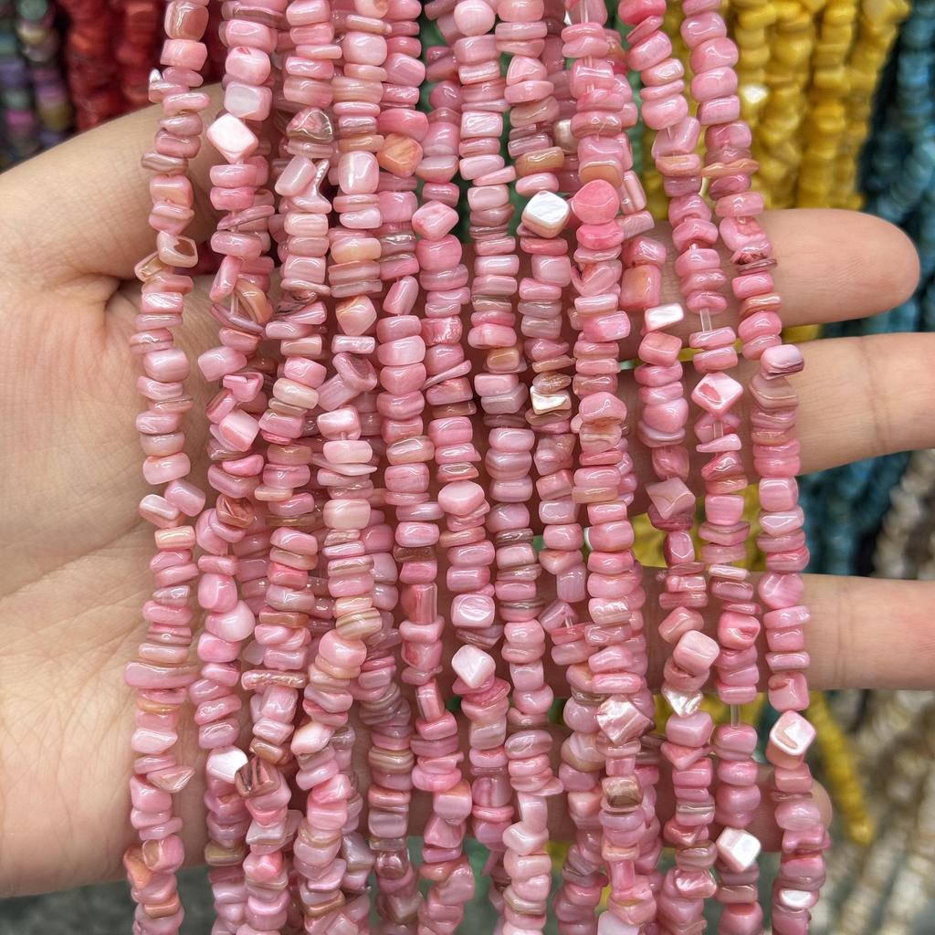 5mm Freshwater Shell Cube Beads for DIY Jewelry: String, Bracelet, Necklace Accessories