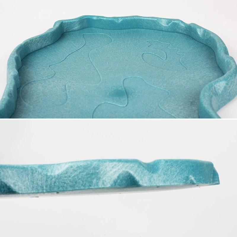 Reptile Bowls Terrarium Feeding Worm Dish Reptile Mealworm Feeder Dish Plastic Bowl For Frog Gecko Snake Spiders Turtles Pet