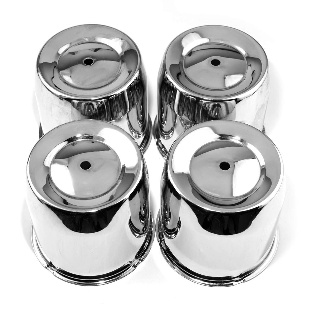 Capac Rulment Universal Camion Remorcă Metal Cromat Lucios Pentru 130mm 5.15in 4 buc