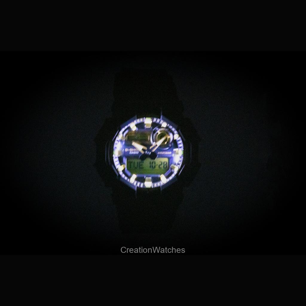 Casio G-Shock Analog Digital Bio-Based Resin Strap Black Dial Quartz GA-010GB-1A9 200M Men's Watch