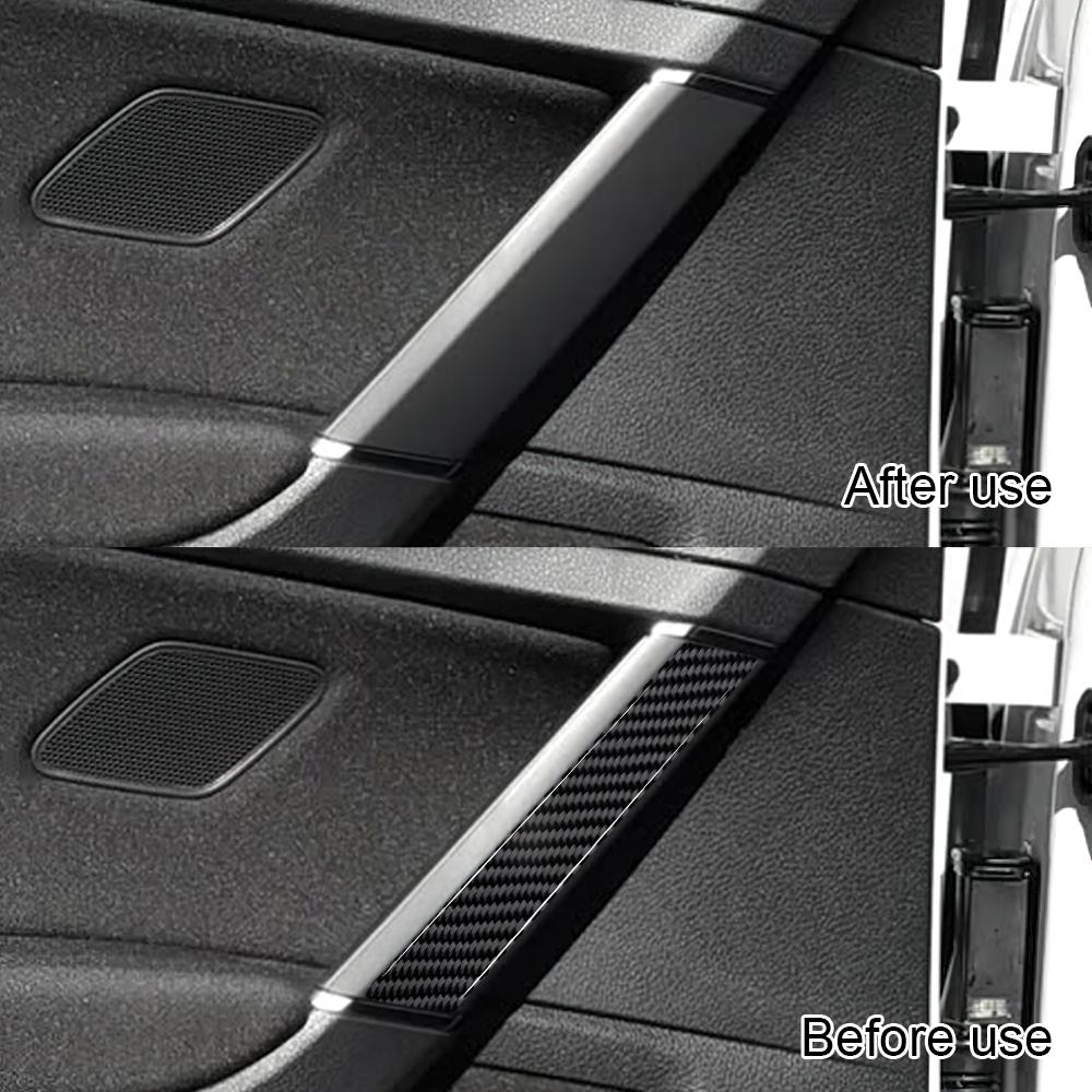 For Volkswagen Golf 7 2014-2015-2016-2017-2018-2019 Carbon Fiber Car Car Door Handle Decoration Sticker Trim Film Accessories