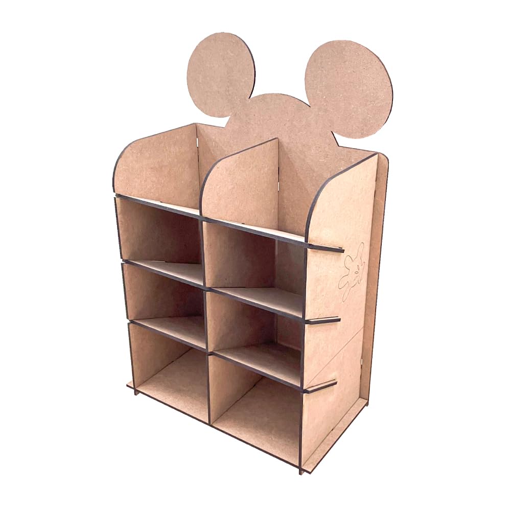 

DIY Disney Desktop Stationery Storage Kit Mickey Mouse Wooden Desktop Storage Case Desk Storage Box Desk Organizer Storage Shelf Small Item Holder Pen чёрный