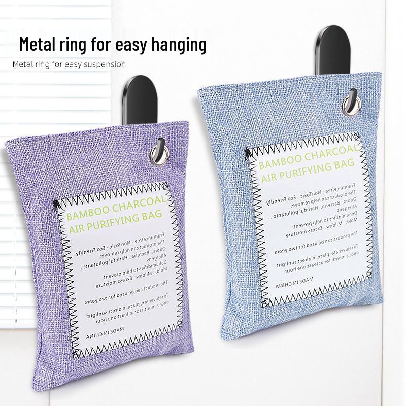 Bamboo Charcoal Odor Remover: Moisture-Proof, Formaldehyde Decomposer for Freshening Car and Home