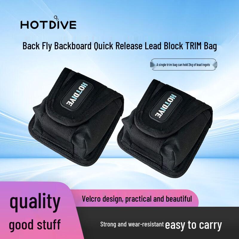 HOTDIVE 2KG Scuba Diving Weight Bag