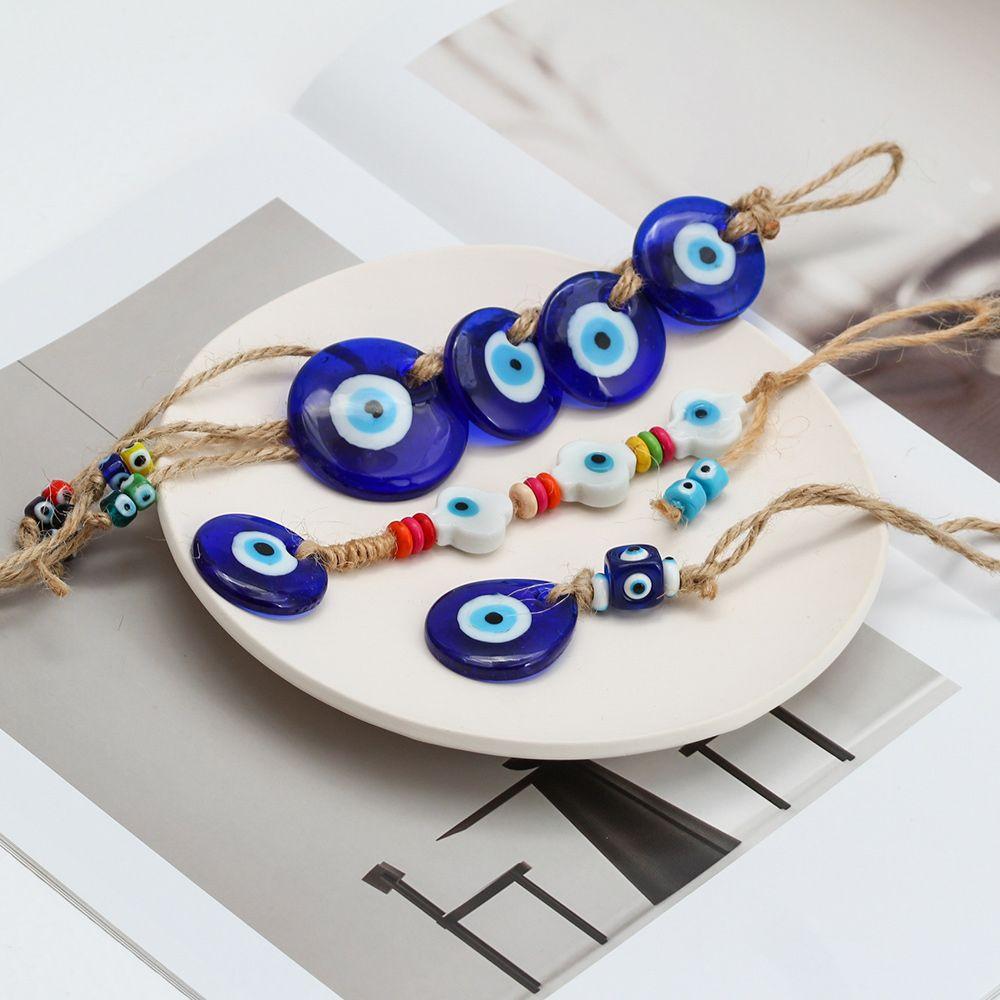 Bag Pendants Car Trinket Evil Eye Keyring Wall Hanging Evil Eye Pendant Evil Eye Beads Keychain