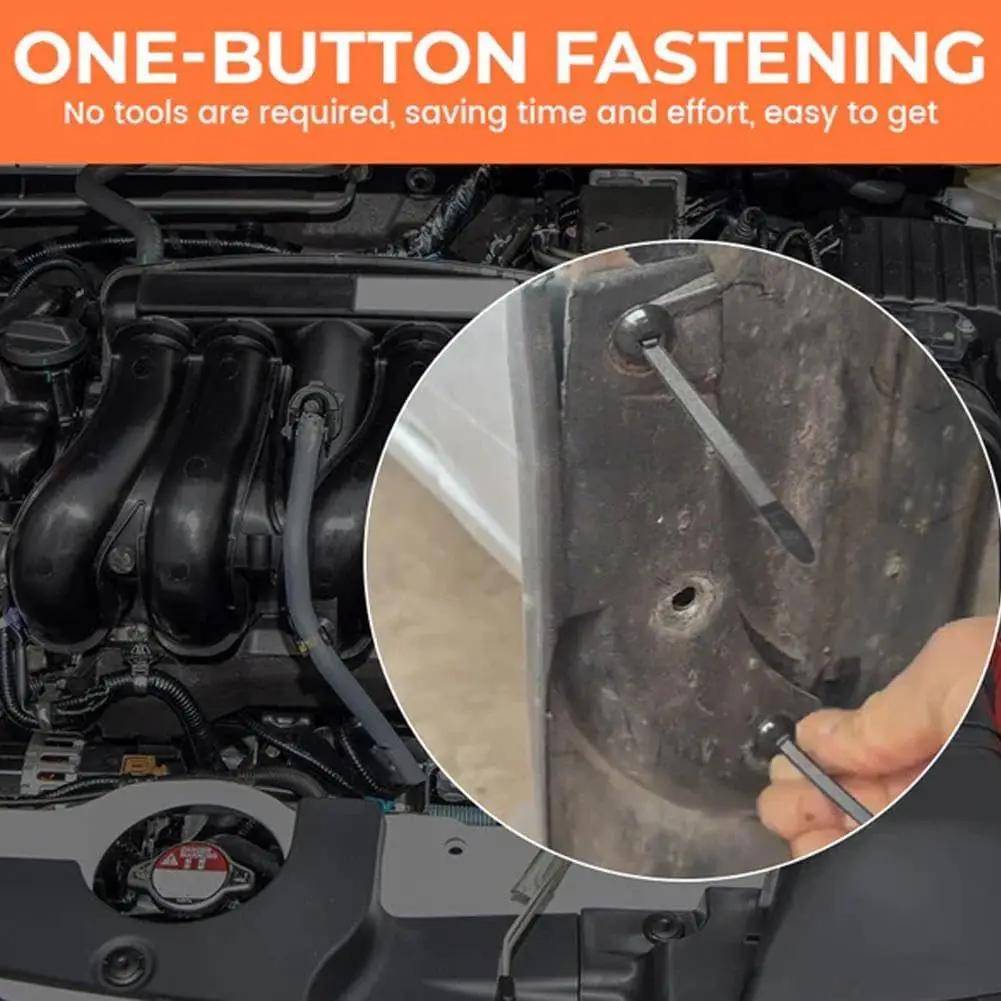 Nylon Universelle Kabelbinder-Schnalle-Hochleistungs-Kabelbinderhalter mit Stift- & Knopfdesign Kunststoff-Kabelbinder Werkzeug Befestigungselemente Karosserie