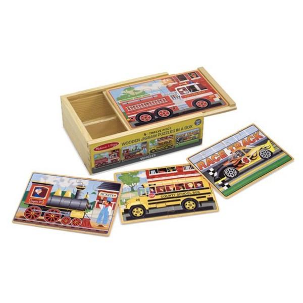 

Набор пазлов Melissa & Doug Vehicle MD3794, 1 комплект пазлов, детские игры, развивающие игрушки