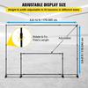 Step and Repeat 8'x8'- 10'x8' Backdrop Banner Stand Adjustable Telescopic Height and Width Retractable Banner Stand with Carrying Bag