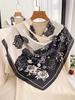 New Silk Square Scarf Women Luxury Floral Print Kerchief Soft Satin Hairband Hands Bag Ribbon Foulard Hijab Neckerchief Headband