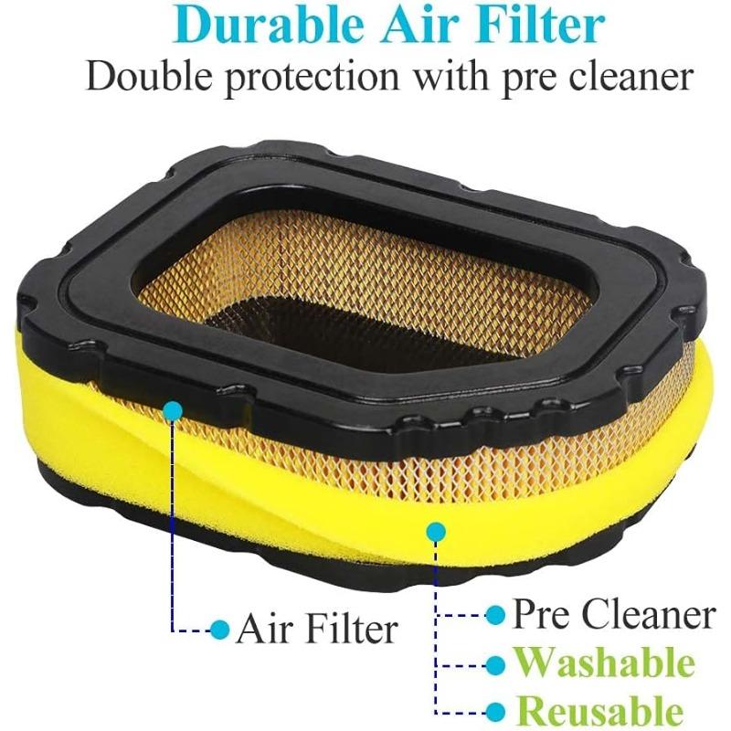 2 Pack 32 083 03 Air Filter Fit Kohler Courage Engine SV710 SV715 SV720 SV730 SV735 SV740 Lawn Mower, Replace 32 083 05-S Pre Cleaner 32 883 03-S1