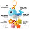 Bed Hanging Drawstring Cheer Toy Baby Car Seat Toy Bedbell Can Be Nibbled Baby Educational Toys For 0-6 Months Newborn Gifts
