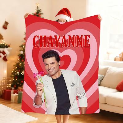 Lustige Meme-Decke mit C Chayanne Bailemos Otra Vez Sängerin, weiche Kuscheldecke für Zuhause, Schlafzimmer, Bett, Sofa, Picknick, Büro, Geschenk