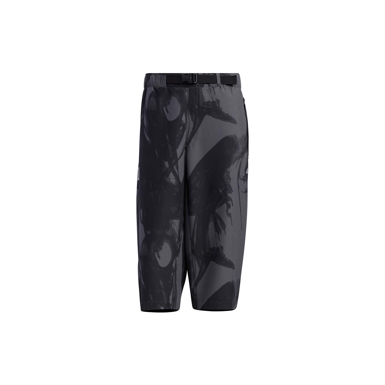 adidas Wj Pnt Short Sports Casual Pocket Cropped Pants Black Men s GP0858 XS