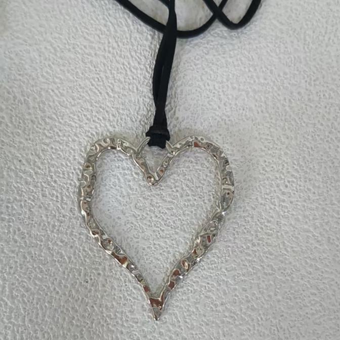 Heart Necklace: Retro Geometric Irregular Hippie Pendant Choker