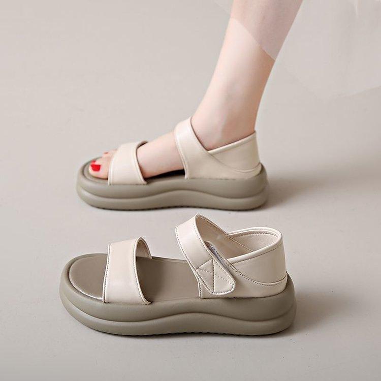 Summer soft-soled flat-soled Roman sandals, new models for outer wear, not tired feet travel beach sandals